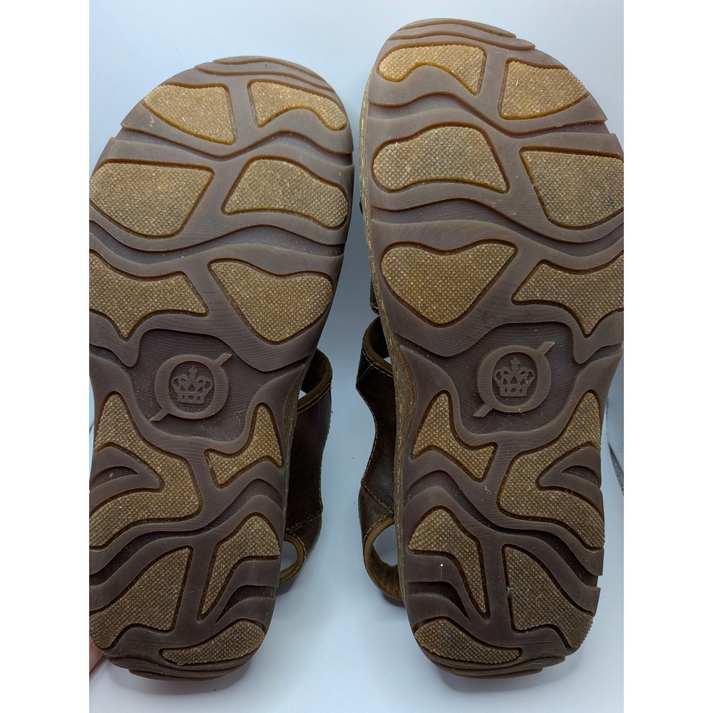 Born Mens Brown‎ Leather Adjustable Strap Sport Jesus Sandals Size 14 47 - Picture 6 of 15